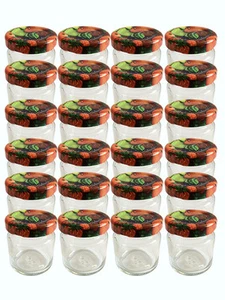 20 Mini Sturzgläser 53 ml Marmeladengläser Einmachgläser Einweckgläser Obst - Bild 1 von 3