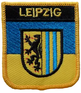 More details for leipzig germany shield embroidered patch