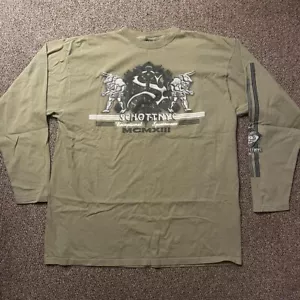 Y2K Schott Long Sleeve T Shirt Size XL - Picture 1 of 4