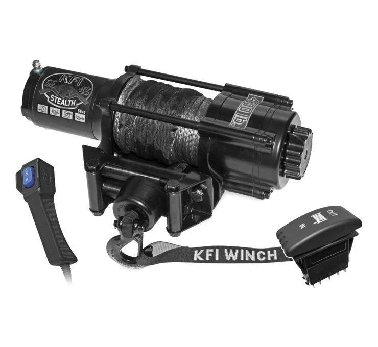 KFI 4500 UTV Stealth Series Winch Wide w/Dash Switch SE45W-R2 - Image 1 of 1