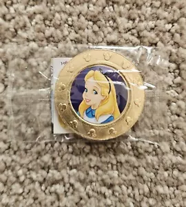 New Disney 100 Wonderball Alice In Wonderland Coin - Picture 1 of 2