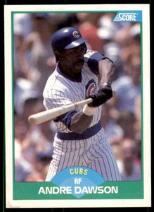 1989 Score Andre Dawson #2
