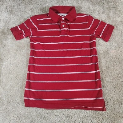 Urban Pipeline Boys Polo Shirt Red Striped Medium 10/12 #175 - Image 1 of 4