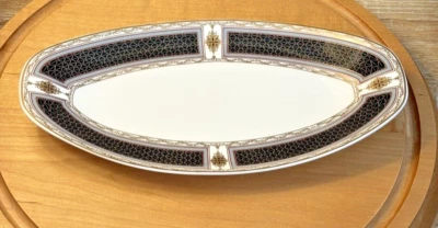 Mikasa Grand Chateau блюдо с маслом или вкусный поднос из тонкого костяного фарфора - Изображение 1 из 4