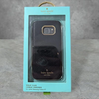 A7 Kate Spade New York Wrap Case For Samsung Galaxy S7 - Black & Gold - Image 1 of 3