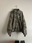 Camouflage Camo Snap Button Up Jacket Men’s Sz 2XL Made In USA Cummins