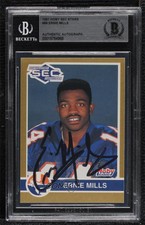 1991 Hoby Stars of the SEC Ernie Mills #98 BAS Certified BGS Encased Rookie RC