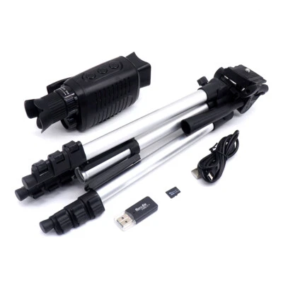 Night Vision HD Digital Monocular 5X Zoom Infrared IR Camera Video Scope - Image 1 of 4