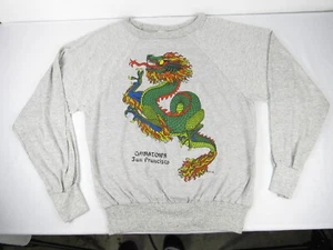 Vintage chinesisches Neujahrsdrachenhemd 1979 Mico San Francisco Chinatown klein - Bild 1 von 8