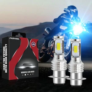 LED H6 Headlight Bulb 8000K Lamp Fit For Yamaha YFZ450R Rhino 700 Raptor YFM660 - Picture 1 of 10
