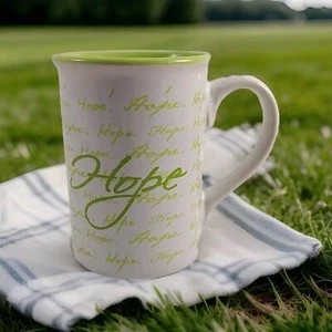 NEW Gibson Inspirational Words HOPE Coffee Mug 14 oz Stoneware - Picture 1 of 7