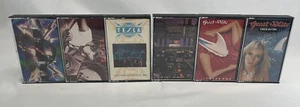 TESLA Cassette Tape Lot x6 Bust Five Man Mechanical Radio GREAT WHITE Bitten Shy - Picture 1 of 18