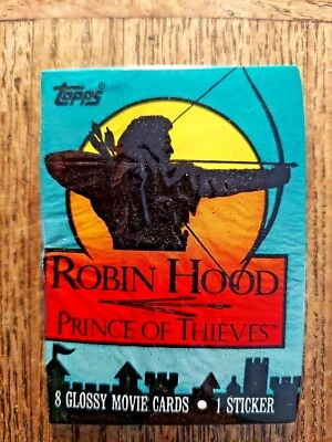 ROBIN HOOD PRINCE OF THIEVES "1 PACK OF MOVIE CARDS" - Image 1 of 3