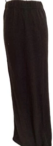 Vintage Pashoot New York Long Skirt Black Modest 1X NWT Elastic Waist MSRP $118 - Picture 1 of 8