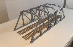 O Gauge Pratt Truss Bridge Kit, Double Track, 500+mm long - Picture 1 of 10