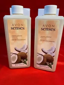 Avon Senses BAGNO DI COCCO CREMOSO, 16,2 oz. NUTRISHING BEACHY Nuovo/sigillato - Foto 1 di 14