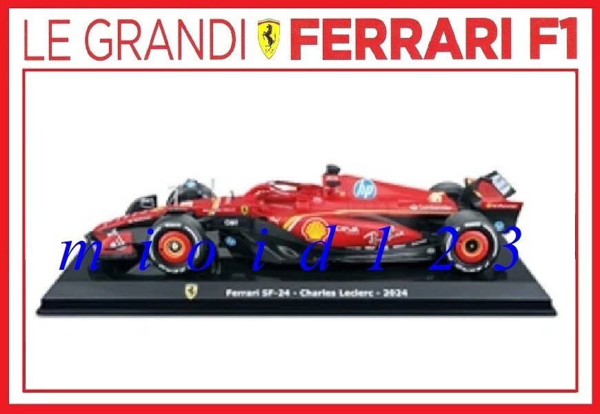FERRARI F1 2024 - SF24 : Charles LECLERC - 1/24 Die-cast - Immagine 1 di 1