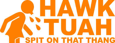 Hawk Tuah Spit On That Thang . Die Cut Vinyl Decal Sticker Funny Car Truck JDM - Image 1 of 4