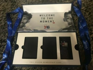 PHILADELPHIA 76ERS SGA LANYARDS w/ SEASON TICKET GIFT BOX 2019 SIXERS RARE - Picture 1 of 4