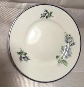 1 Kjøbenhavns Porcellain Maleri Vallø Black Rose Cake Plate1930's Vintage KPM - Picture 1 of 4