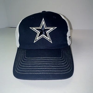 Dallas Cowboys Trucker Hat Snap Back Blue White NFL Football  Fanatics Mens - Picture 1 of 5