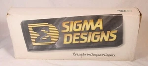 Rara scheda video monitor visualizzazione pagina Sigma Designs 16 bit ISA PC completa in scatola - Foto 1 di 12