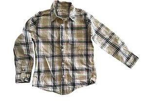 Boys Hope And Henry Long Sleeve Plaid Button Up Shirt Size M - Picture 1 of 2