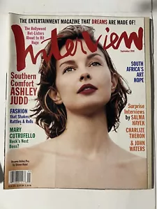 ASHLEY JUDD - INTERVIEW Magazine Sept 1998 - Like New - Picture 1 of 2