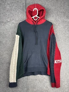 Kith Hoodie Men's XL Colorblock Adam Combo Knit Color Block - Picture 1 of 9