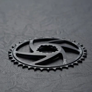 Smooth Riding Direct Mount Chainring 34T 6mm Offset for Single Speed Biking - Picture 1 of 6