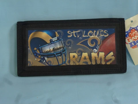 ST. LOUIS (now Los Angeles) RAMS  Sublimation Logo Checkbook  NWT Cover