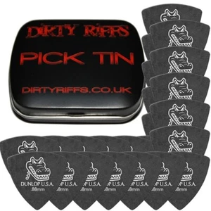 24 x Selecciones/plejas de guitarra Dunlop Gator Triangle - 0,88 mm en una práctica lata de selección - Imagen 1 de 1