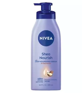 NIVEA Shea Daily Moisture Body Lotion Dry Skin Lotion w/ Shea Butter 16.9 Fl Oz - Picture 1 of 1