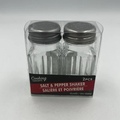 Sala de jantar restaurante garrafa de vidro sal e pimenta shakers por COOKING CONCEPT  - Imagem 1 de 4