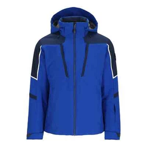 Obermeyer Men's Insulated Foundation Ski Jacket Size X-Large Stellar Blue - Picture 1 of 5