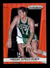 JOHN HAVLICEK 2013/14 PANINI PRIZM #220 CELTICS RED PRIZMS PARALLEL BD6776
