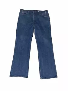 Levis Levi’s 517 Orange Tab Blue Denim Jeans Made In USA 42 X 32 Medium Wash - Picture 1 of 4