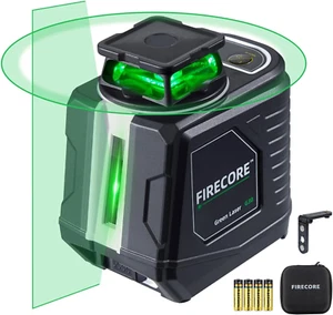 Laser Level 360 Self Leveling, Green 360° Cross Line Laser Level, Lazer Leveler - Picture 1 of 8