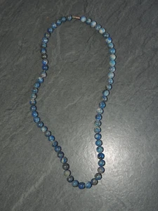 Wunderschöne Halskette Vintage IN Stein Zäh Blue, Jahre 60 - Bild 1 von 8