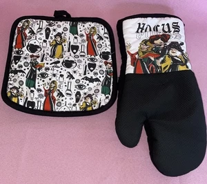 Disney Hocus Pocus Oversize Forno Mitt Pentola Porta Halloween Sorelle Sanderson - Foto 1 di 5