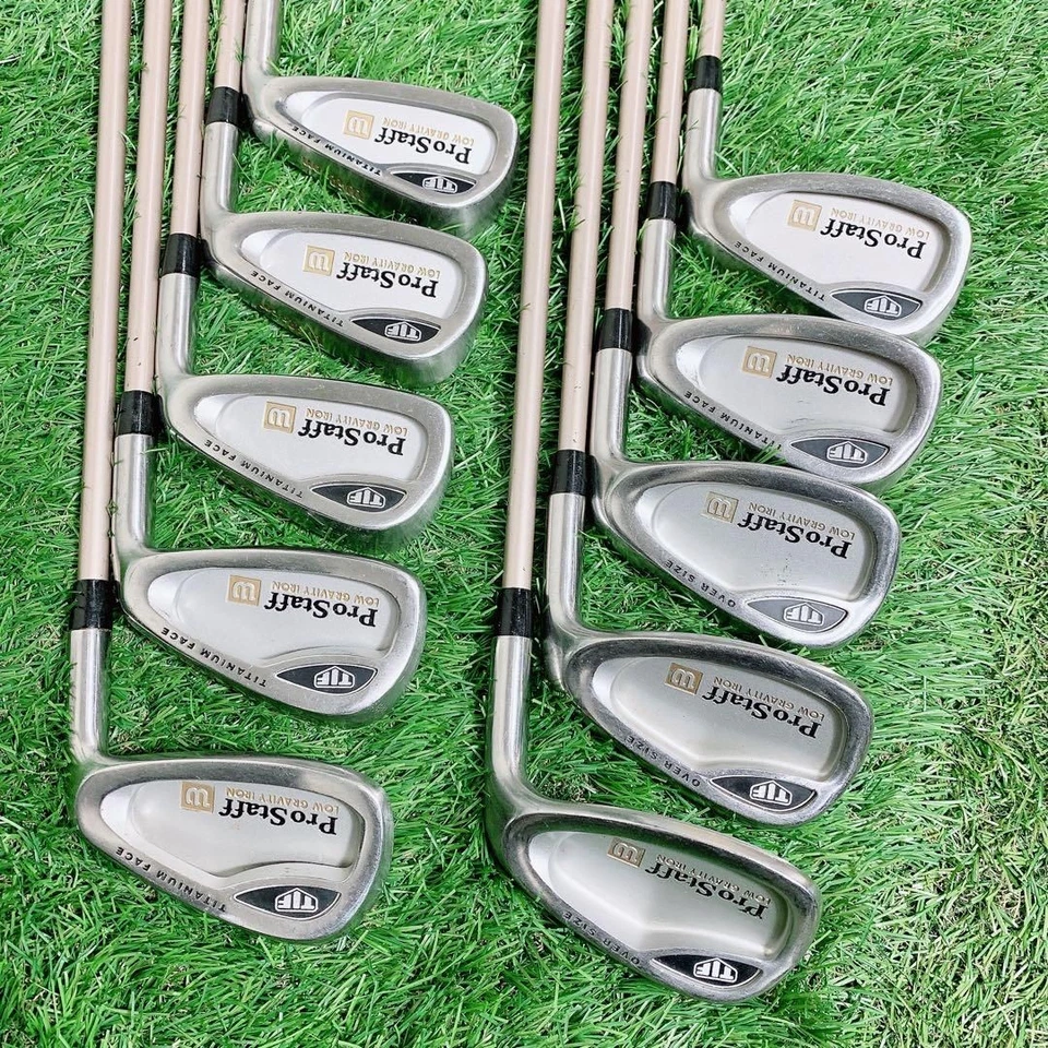 Wilson ProStaff Iron Set 10pcs 3-9, PW, AW, SW Carbon Shaft Flex SR - Image 1 of 4