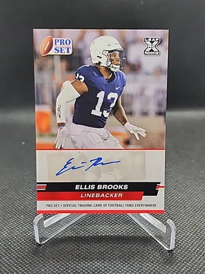 2022 Leaf Pro Set Draft - Autographs Red #PSA-EB1 Ellis Brooks (AU, RC) - Image 1 of 2