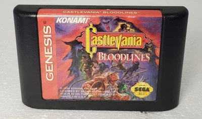 Castlevania: Bloodlines (Sega Genesis) *RARE & AUTHENTIC* CARTRIDGE - TESTED ✅️ - Image 1 of 4