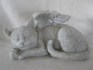 Regenbogenbrücke Katze Engel Statue - Bild 1 von 9