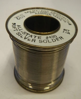 Soldadura de plata blanda All State #430 1 lb. .032" Foto 1 de 3