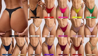 Victoria's Secret Shine Strap - MULTI THONG - klassische SATIN Dessous - Bild 1 von 4