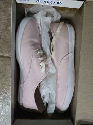KEDS Champion Light Pink Tennis Shoes Pink Stripe Circa 1990s NIB Size 9 - Image 1 of 4
