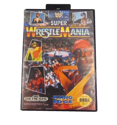 WWF Super WrestleMania | Sega Genesis 16 Bit Cartridge, 1992 - Image 1 of 4