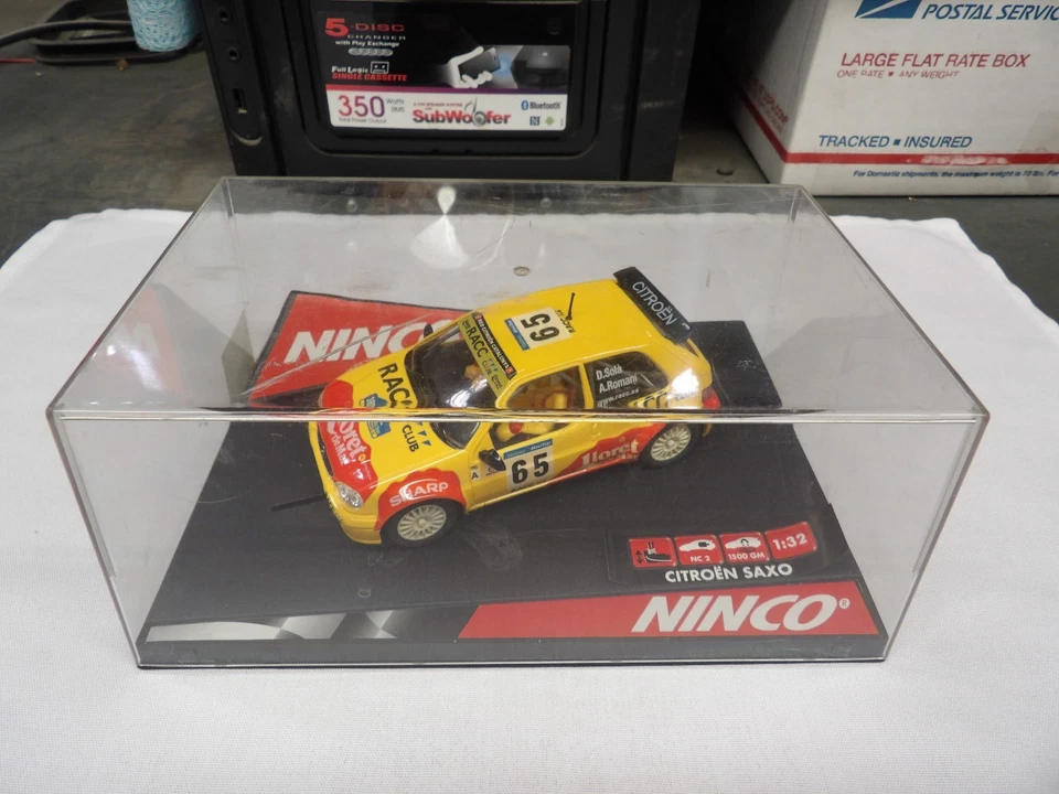 ninco 1/32 scale slot car  Citroen saxo #65 lloret de mar - Image 1 of 4