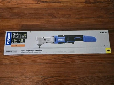 NEW Kobalt 24V Brushless 3/8" Drive Right Angle Impact Wrench - TOOL ONLY - Image 1 of 3